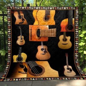 All I Need Is This Guitar Quilt Blanket Lp05  Quilt